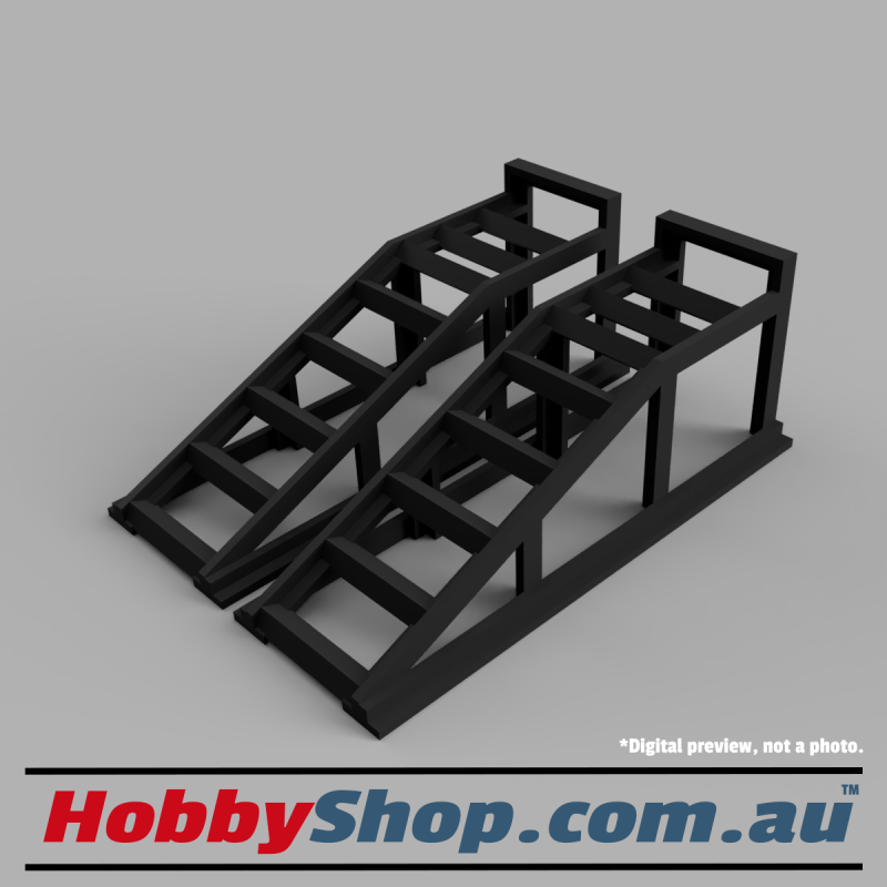 1:64 Scale Car Ramps (2x Pair)